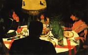 Felix Vallotton Dinner USA oil painting reproduction